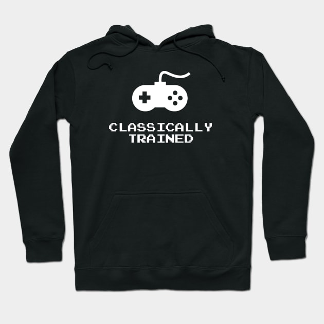 Classically Trained Gamer Hoodie by Meta Nugget